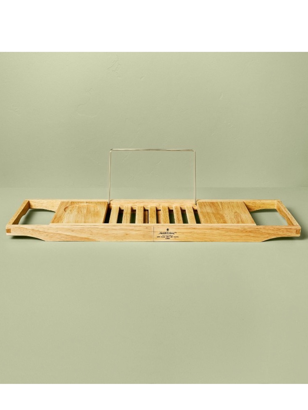 Expandable Wooden Bathtub Tray Natural - Hearth & Hand™ with Magnolia